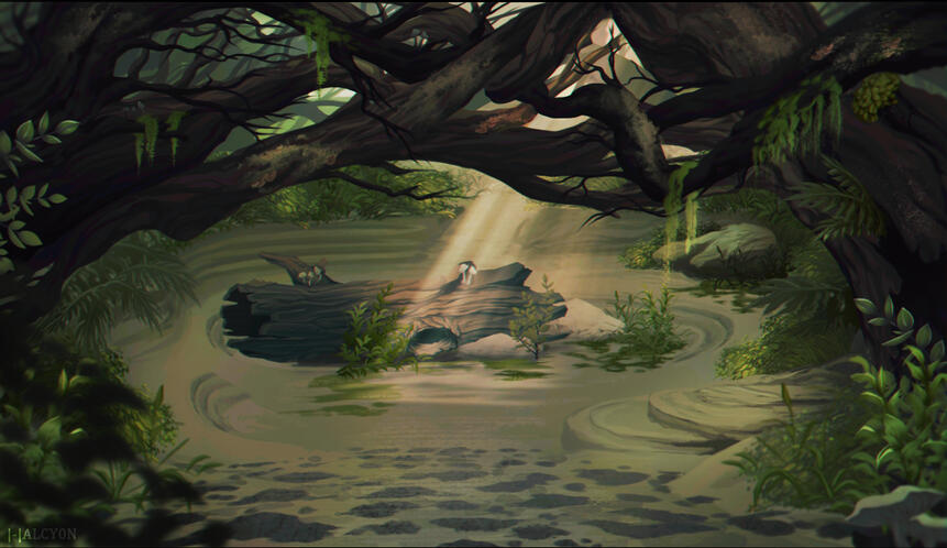 Large Colorized Scene